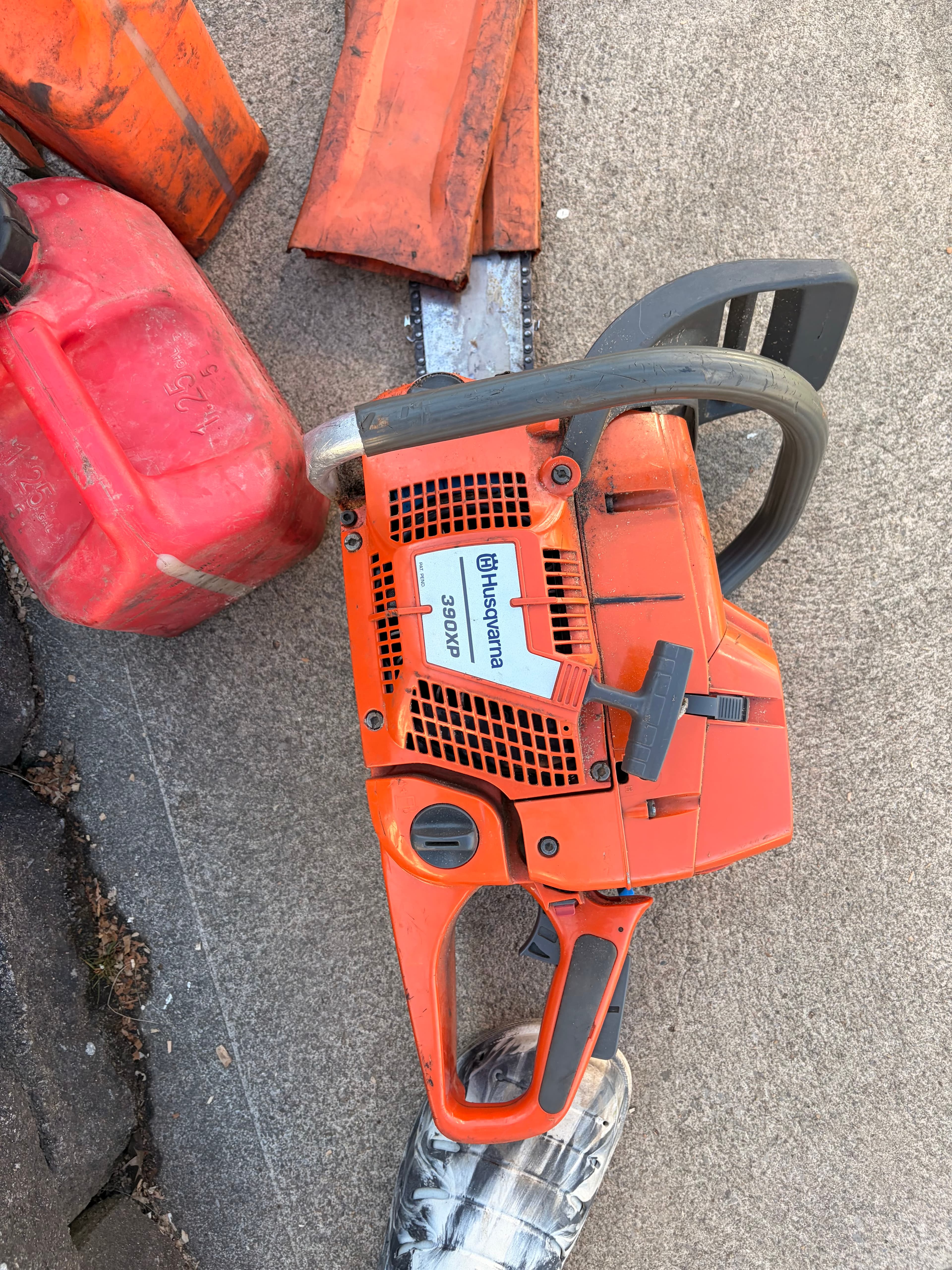 Professional chainsaw and tree removal equipment — Big Creek Tree Service